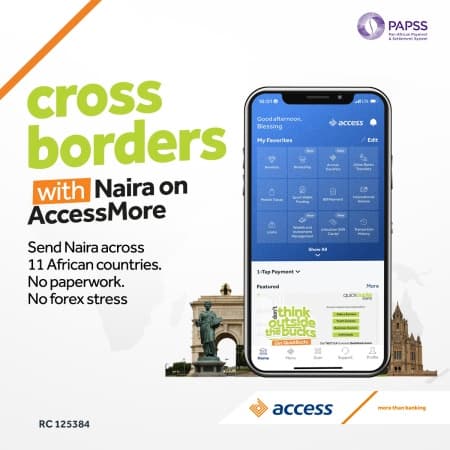 Access Bank integrates PAPSS into AccessMore App, deepening Pan-African payment connectivity