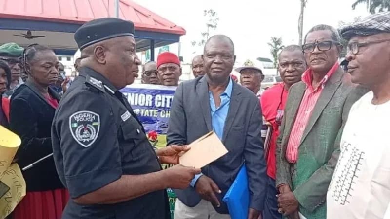 Police retirees protest contributory pension scheme, demand exit