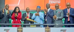 Jim Ovianamed Doyen of the Nigerian banking industry at the NGX closing Gong ceremony