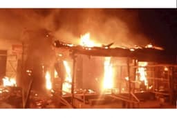 Alaba market traders count losses after fire outbreak