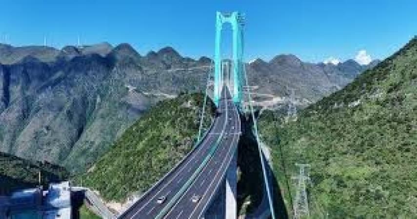 World's tallest bridge opens and cuts journey times from 2 hours to minutes
