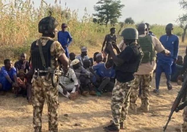 Troops rescue 86 victims, nab 29 terror suspects in Borno