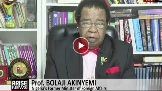 Bolaji Akinyemi: Trump Is Not Invading Nigeria, He Is Offering To Help Fight Insecurity