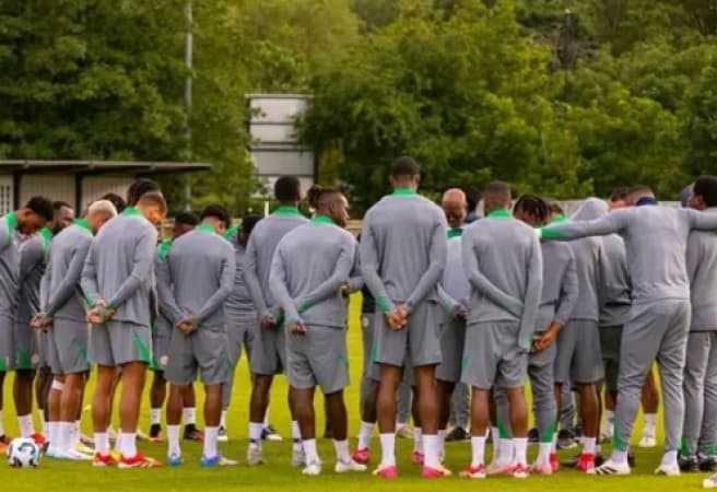 BREAKING: Super Eagles resume training after boycott over unpaid bonuses