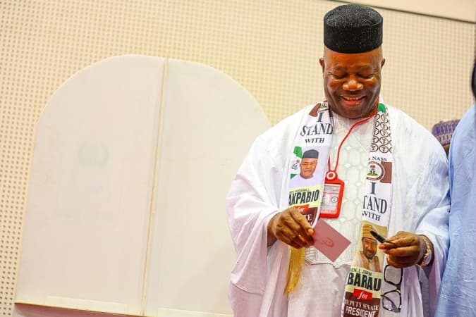 ‘I hold Akpabio in high esteem’ — Aide clears Senate President, blames detractors for negative document