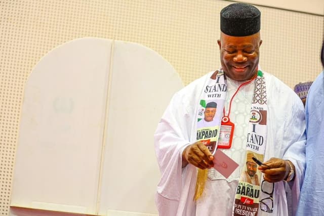 ‘I hold Akpabio in high esteem’ — Aide clears Senate President, blames detractors for negative document