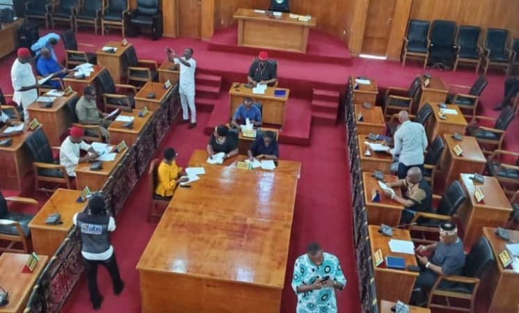 Drama as lawmaker is ejected from Anambra House of Assembly before Soludo's budget presentation