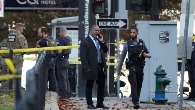 2 US security officers shot near White House
