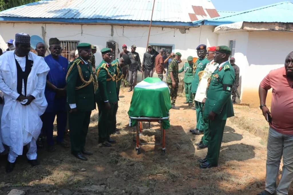 Late retired Brig.-Gen. Abu Ali laid to rest with full Military honours in Kogi