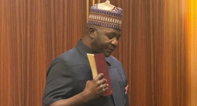 Tinubu Swears-In General Christopher Musa as Defence Minister
