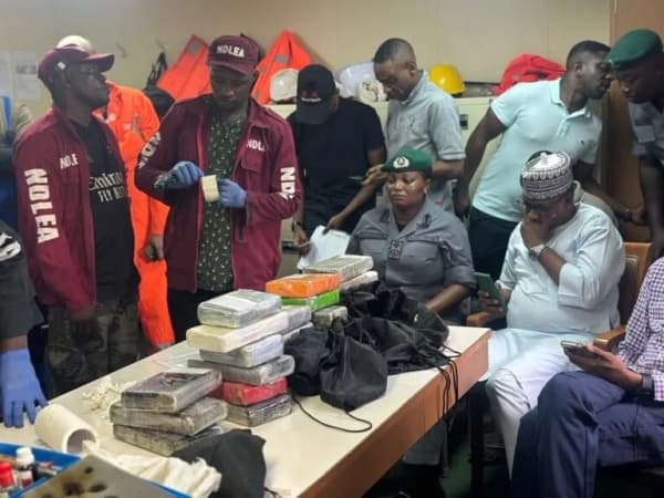 Brazilian ship intercepted with 25.5kg cocaine at Lagos port