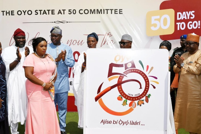 Oyo @ 50: Makinde unveils logo, as 50-day countdown begins