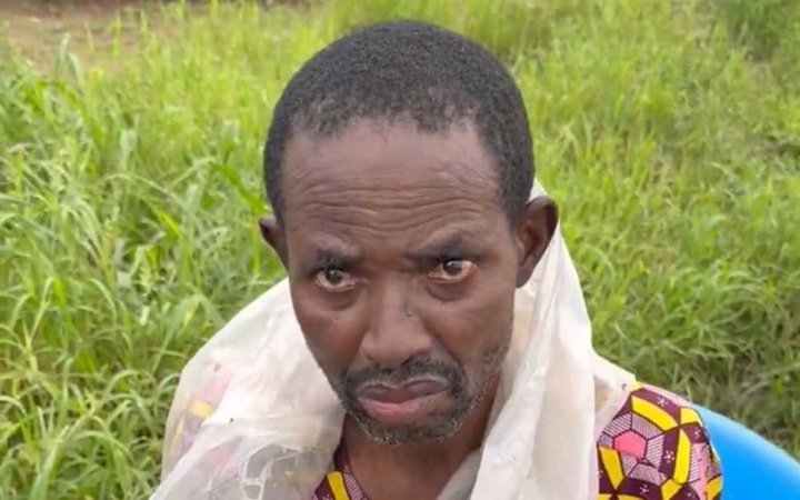 Family abandons man in front of newspaper house, disappears