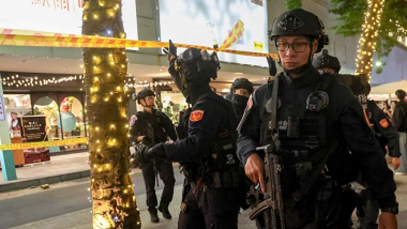 Knife attacker kills three in Taiwan, bombs metro station