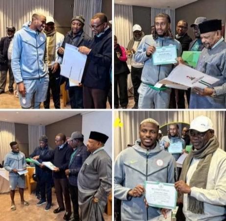 FG fulfils housing, land pledges to Super Eagles for 2023 AFCON feat