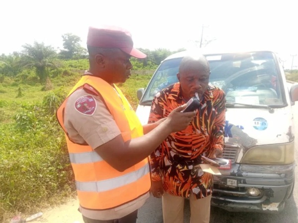 FRSC tests drivers for alcohol, drugs