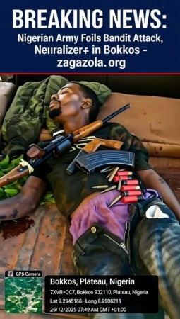 Troops foil attack, gun down notorious bandit in Plateau