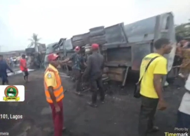 Christmas Tragedy: 2 confirmed dead as tanker explosion rocks Lagos
