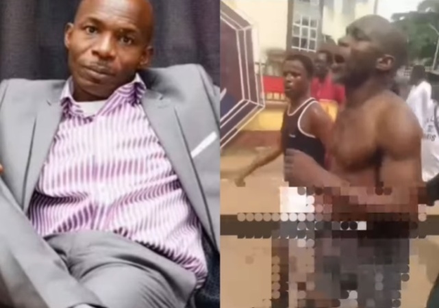 Obaseki beaten up in Edo, stripped naked for allegedly disrespecting Oba of Benin