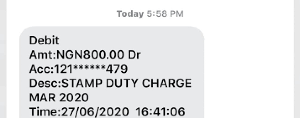 Transfers above N10k: Banks to start charging N50 stamp duty from January 1