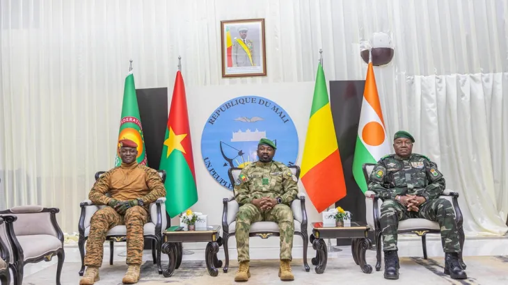 Burkina Faso leader vows AES alliance crackdown on armed groups in Sahel