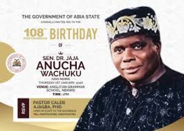 Otti moves to immortalise First House Speaker Jaja Wachuku 