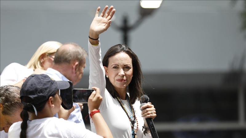 Venezuela opposition leader Machado pushes leadership claim amid rival bids for power