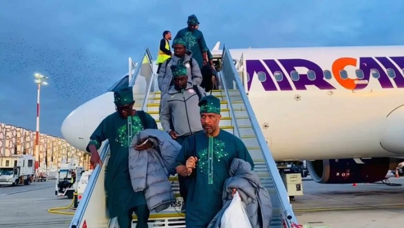 AFCON 2025: Super Eagles arrive in Fez ahead of Morocco showdown