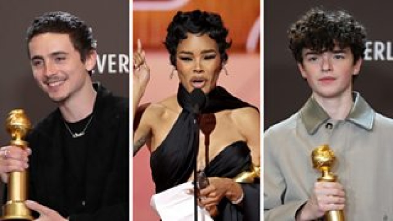 Chalamet beats DiCaprio to Golden Globes glory