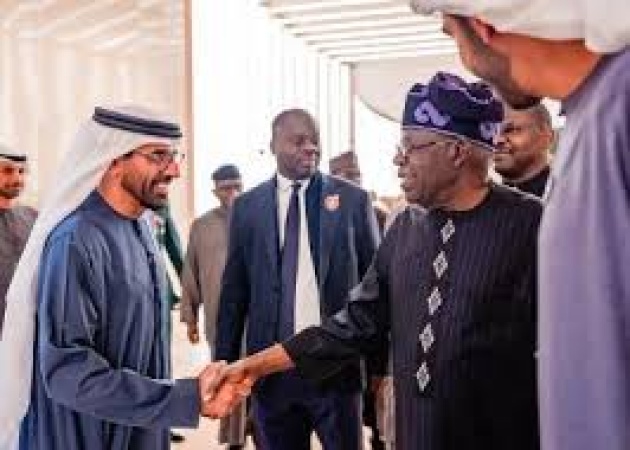 Tinubu arrives in Abu Dhabi for sustainability summit