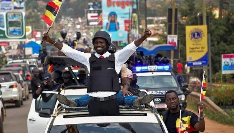 Pop star Bobi Wine sets sights on Ugandan presidency despite campaign violence