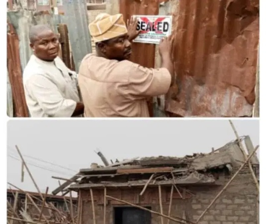 Ondo Govt seals collapsed two-storey building site, warns developers