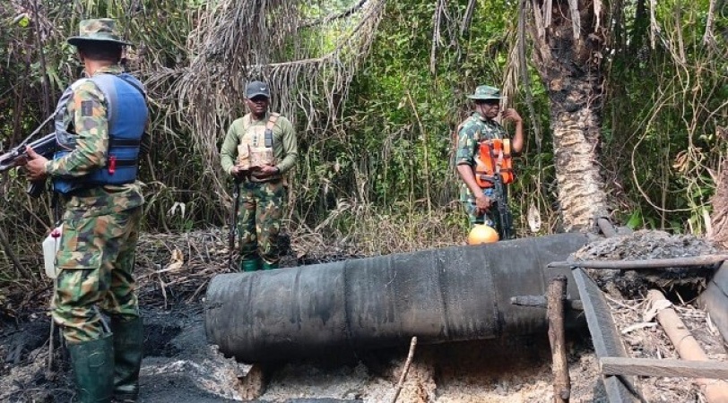 Troops dislodge oil thieves, plan permanent deployment at Adibawa oil well head — Army