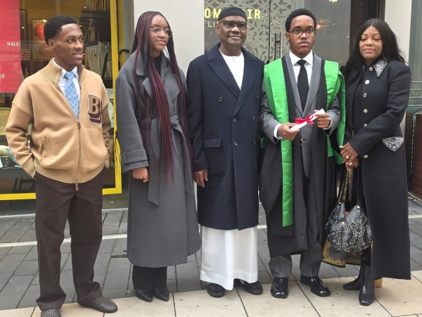 Wike’s son bags Master’s degree from King’s College London 