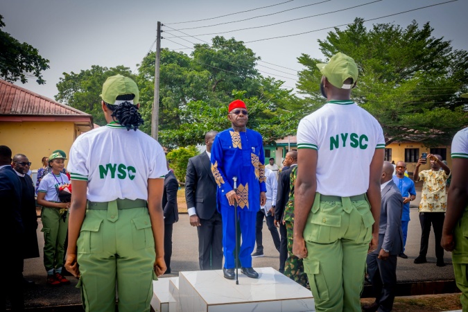 We are building a state that can attract, retain the best talents — Gov Otti to corps members
