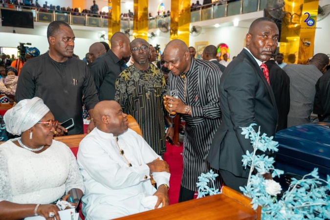 Governor Diri acknowledges NDDC’s support at Deputy’s burial  