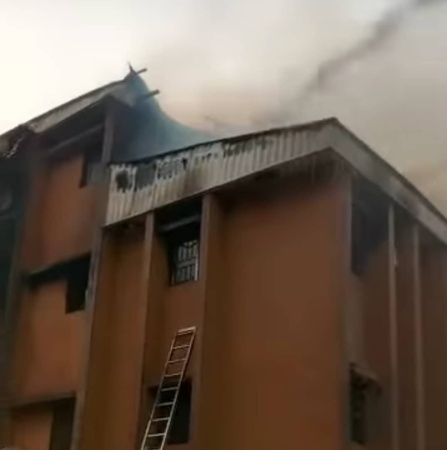 95-year-old woman dies as fire guts residential building in Anambra