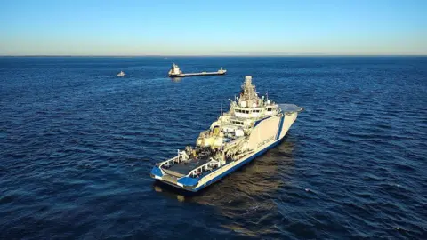Finnish police seize ship suspected of sabotaging undersea cable