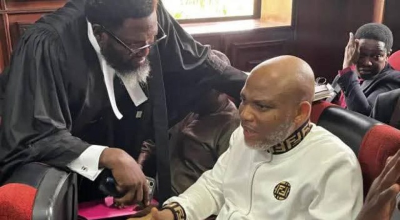 Nnamdi Kanu files appeal, challenges terrorism conviction and life sentences