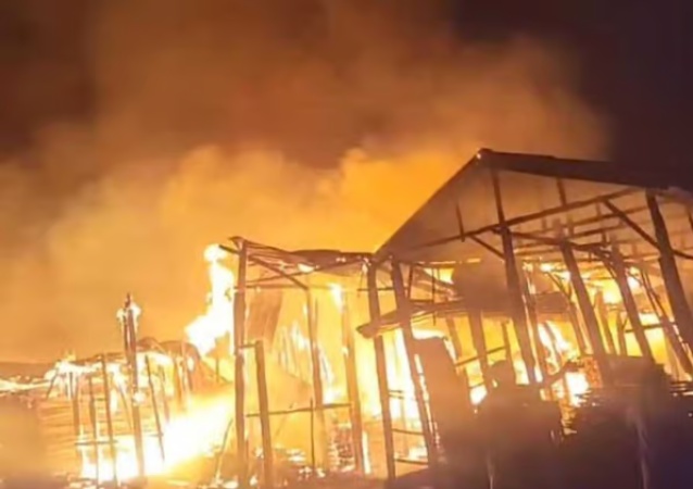 Fire outbreak destroys ₦13m worth of beans at Ogun market 