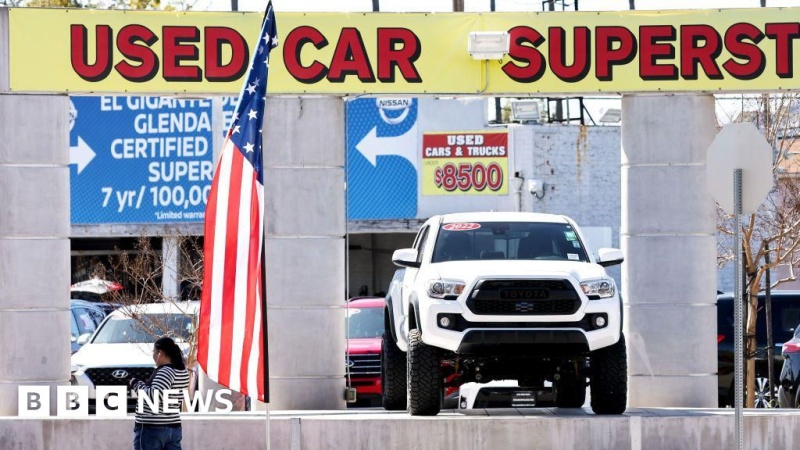 Inflation eases in US as prices for used cars fall