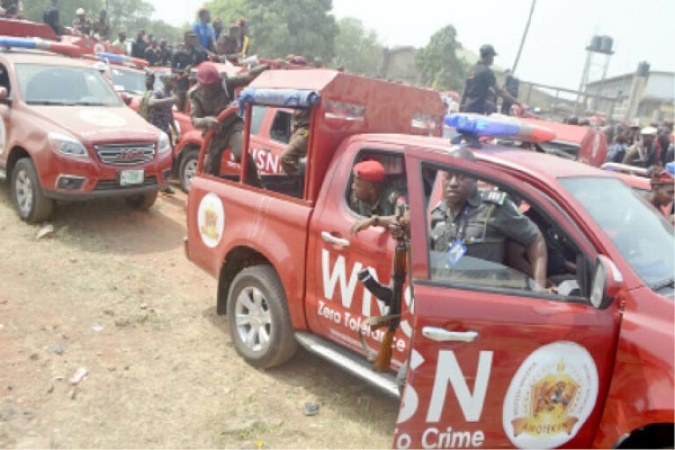 Amotekun arrests five suspected fleeing armed bandits in Ekiti 