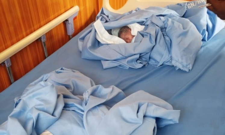Rescued kidnap victim delivers twins at IDP camp
