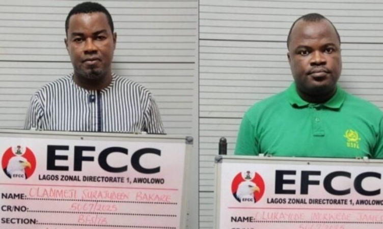 EFCC arraigns two bank officials over alleged $306,667, €50,250 fraud