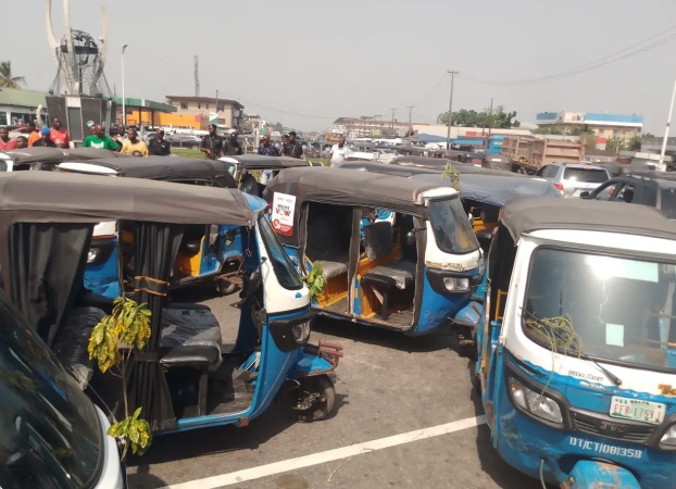 Tricycle operators protest extortion, multiple taxation in Calabar