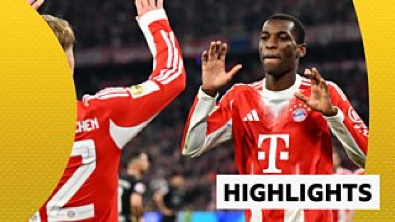 Dominant Bayern sweep aside Monchengladbach