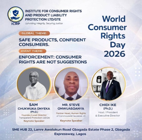Ex-Commonwealth rights chief, other experts to speak at World Consumer Rights Day event in Lagos
