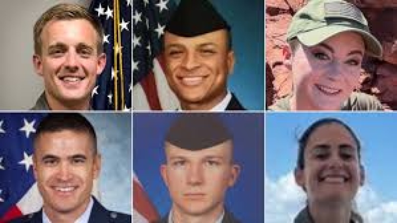 Pentagon names six airmen killed in plane crash in Iraq