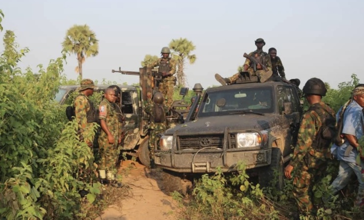 Troops sustain pressure on terrorists, receive escapees in Borno