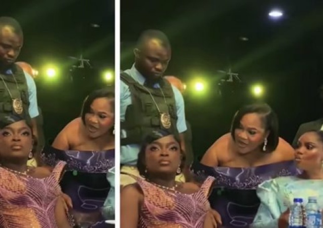 Drama as Funke Akindele ‘snubs’ Toyin Abraham at movie premiere